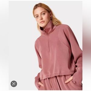 Sweaty Betty Sweatshirt, half zip, XS